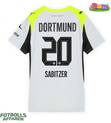Borussia Dortmund Marcel Sabitzer #20 Bortatröja Kvinnor 2025-26 Kortärmad